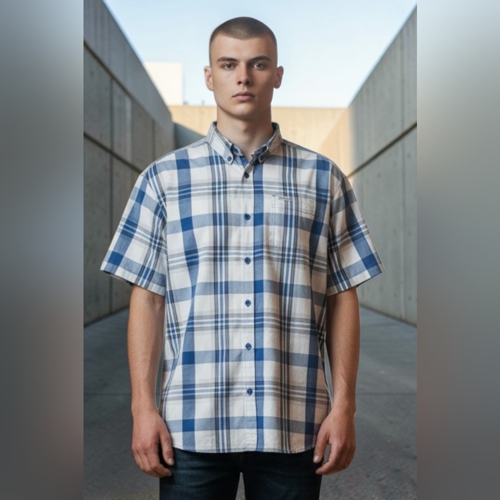 Columbia Men's Size XL Regular Fit Casual Button Up Shirt